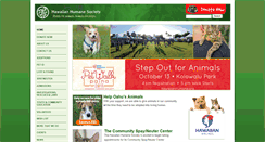 Desktop Screenshot of hawaiianhumane.org